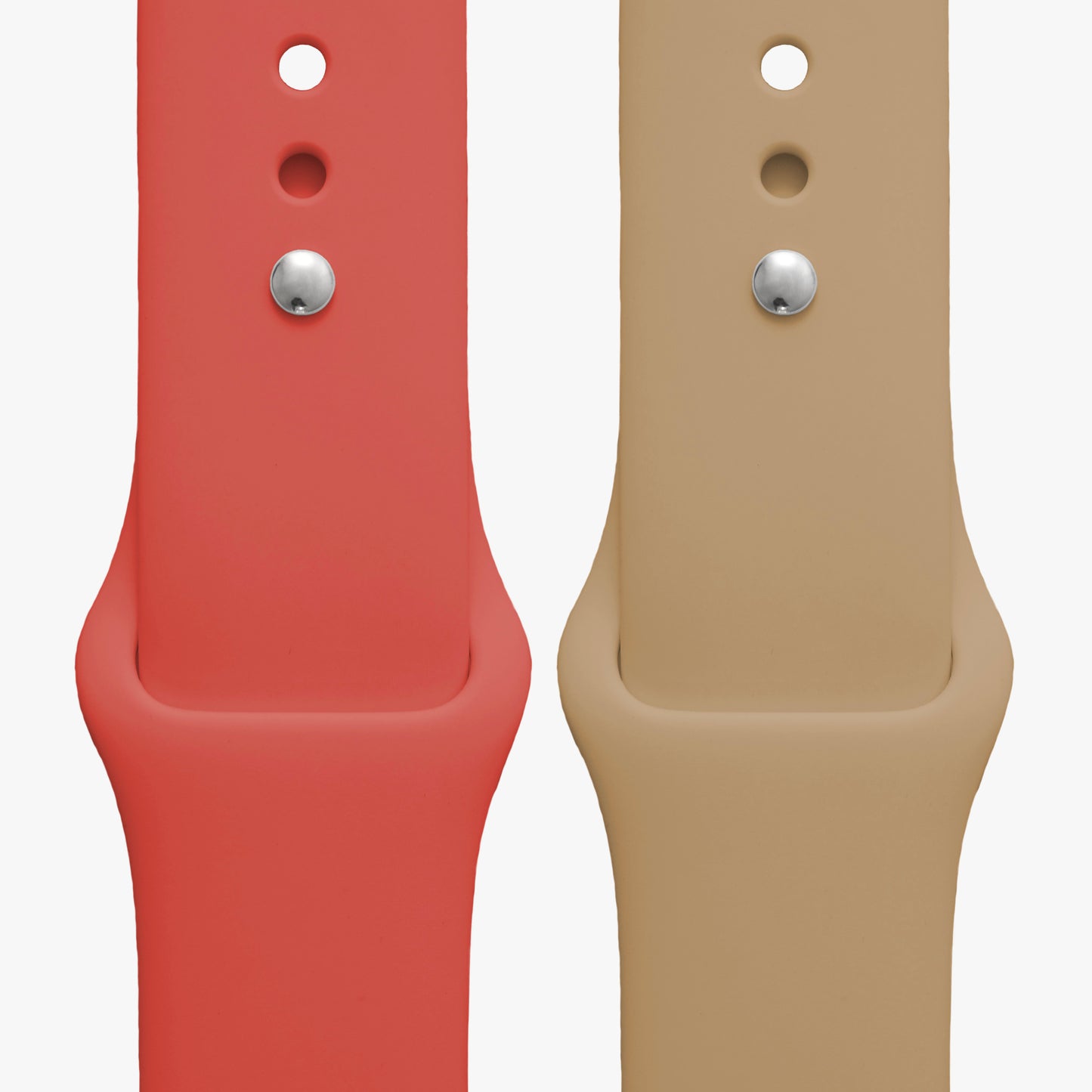 NEU! Bundle Sportarmband für Apple Watch - beige & melone