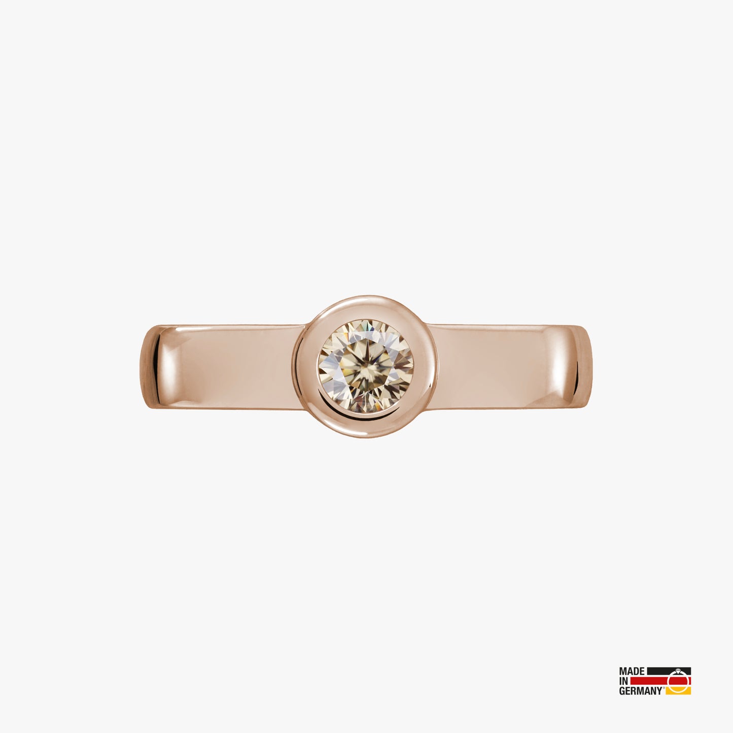 Loop Moviestar 2.0 - Sterlingsilber 24k Roségold plattiert - Zirkonia