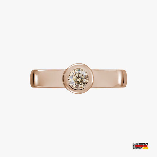 Loop Moviestar 2.0 - Sterlingsilber 24k Roségold plattiert - Zirkonia