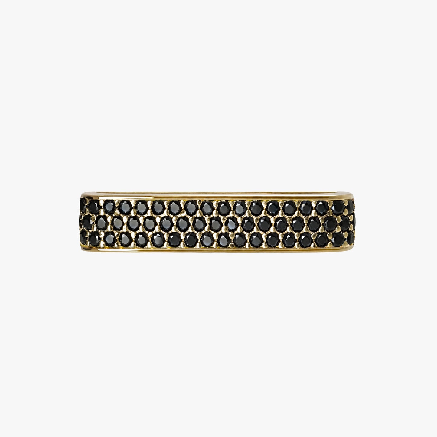 Loop Stardust Medium - Sterlingsilber 24k Gold plattiert - Pavé