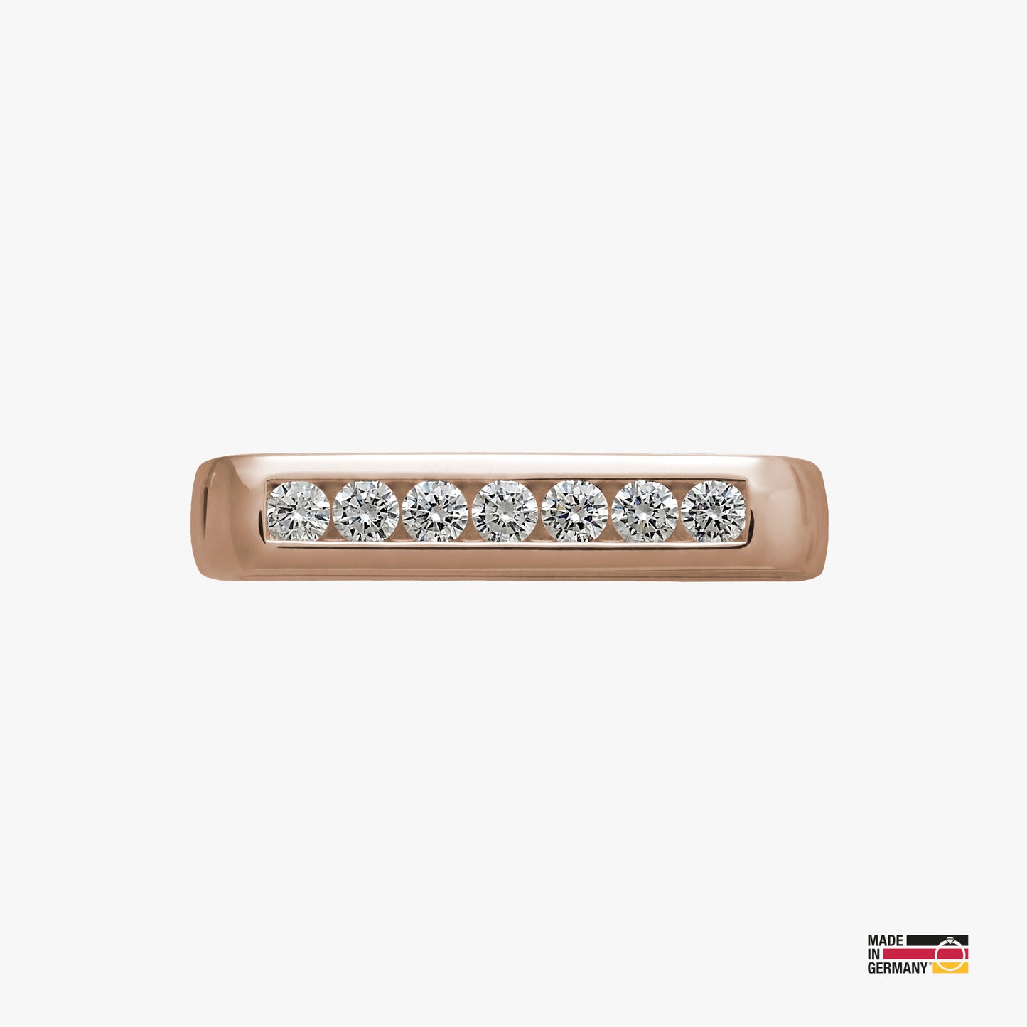 Loop Stargate 2.0 - Sterlingsilber 24k Roségold plattiert - Zirkonia