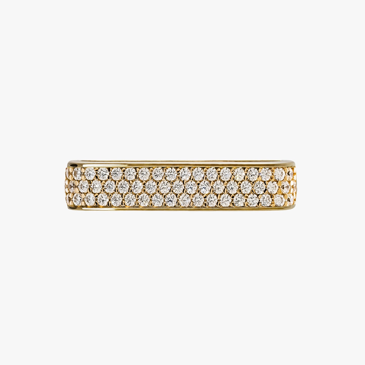 Loop Starlight Medium - Sterlingsilber 24k Gold plattiert - Pavé