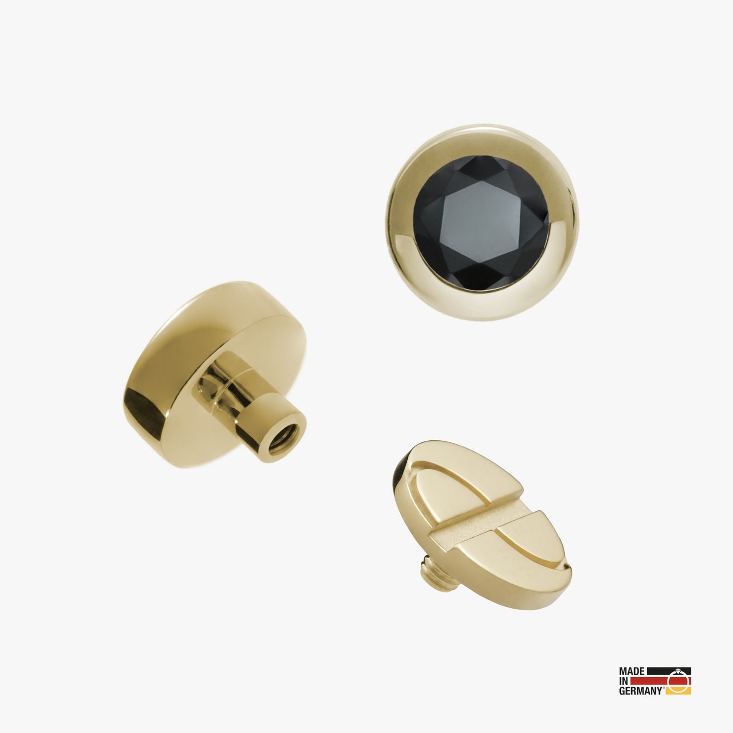 Pin Moviestar 2.0 - Sterlingsilber 24k Gold plattiert - Schraubmechanik