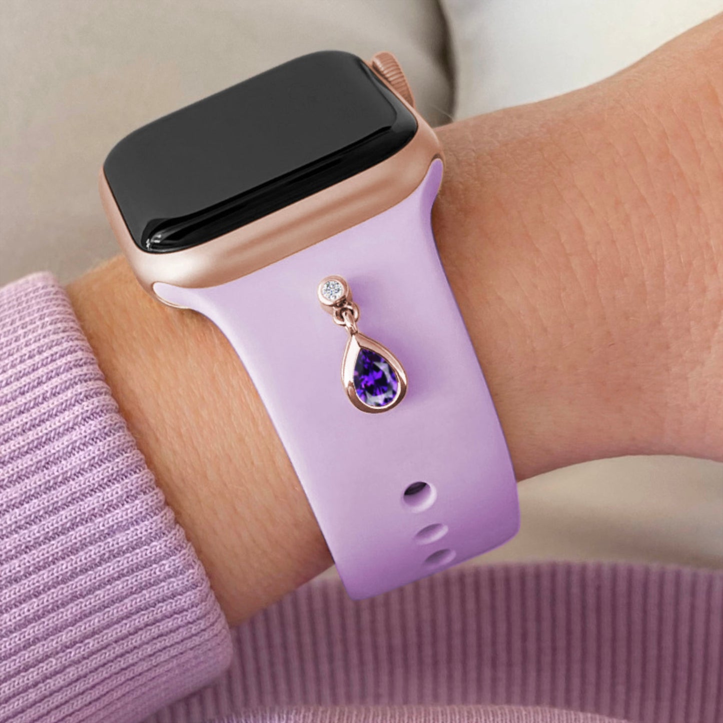 Set - Pin Happy Tears & Armband für Apple Watch 38|40|41 M/L
