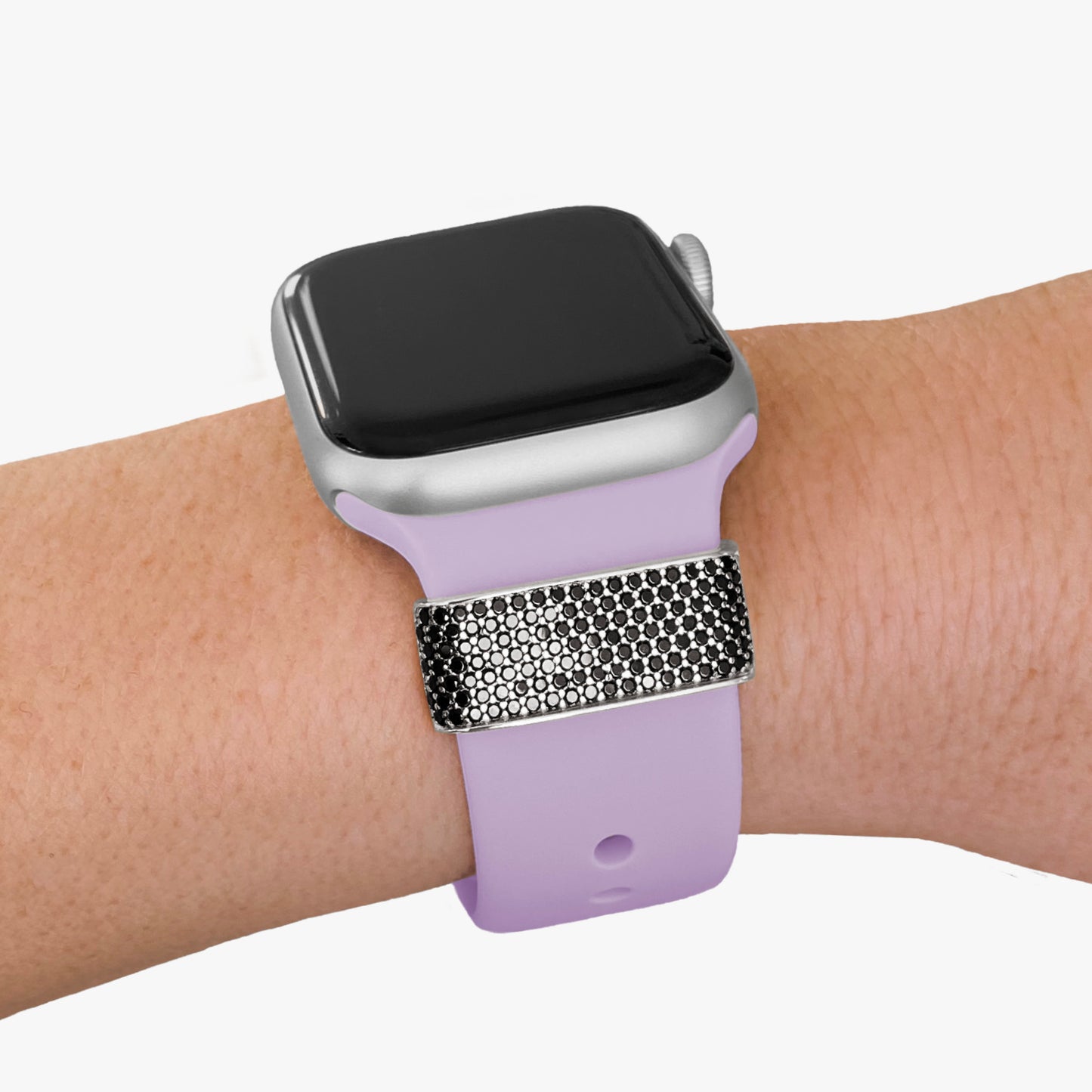 NEU! Set - Loop Stardust 21 Large & Armband für Apple Watch - Sterlingsilber - lavendel