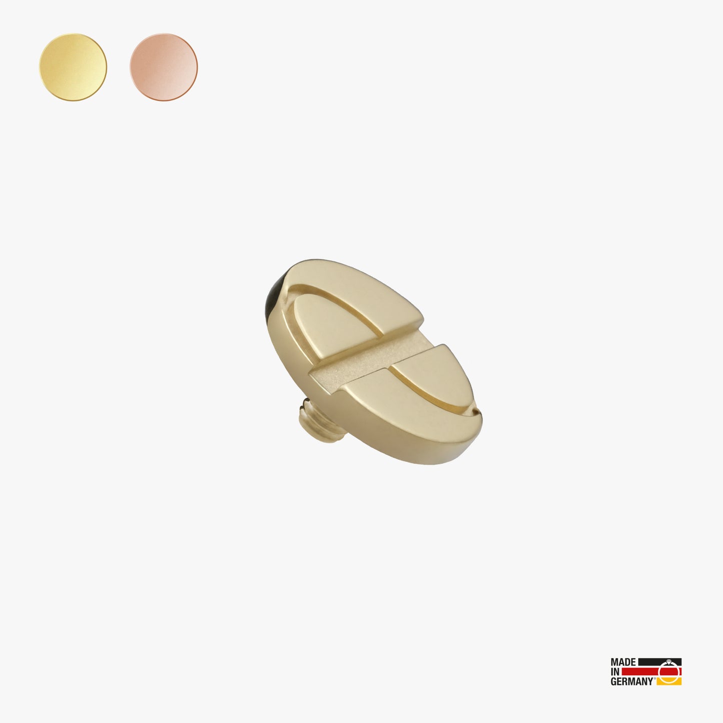 Schraube für Pin Moviestar 2.0 & Pin Heartbeat - 24k Gold + Roségold plattiert