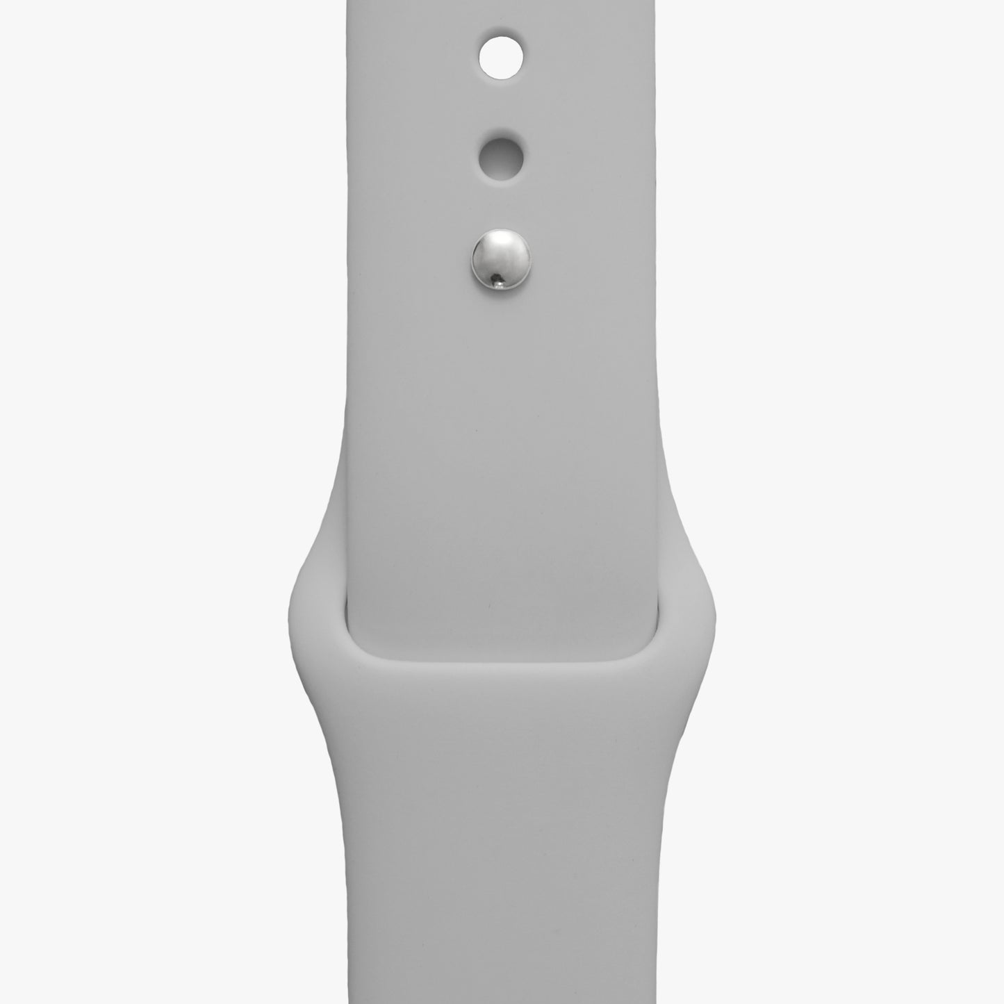 Sportarmband für Apple Watch in hellgrau - 2 Größen in Länge S/M + M/L