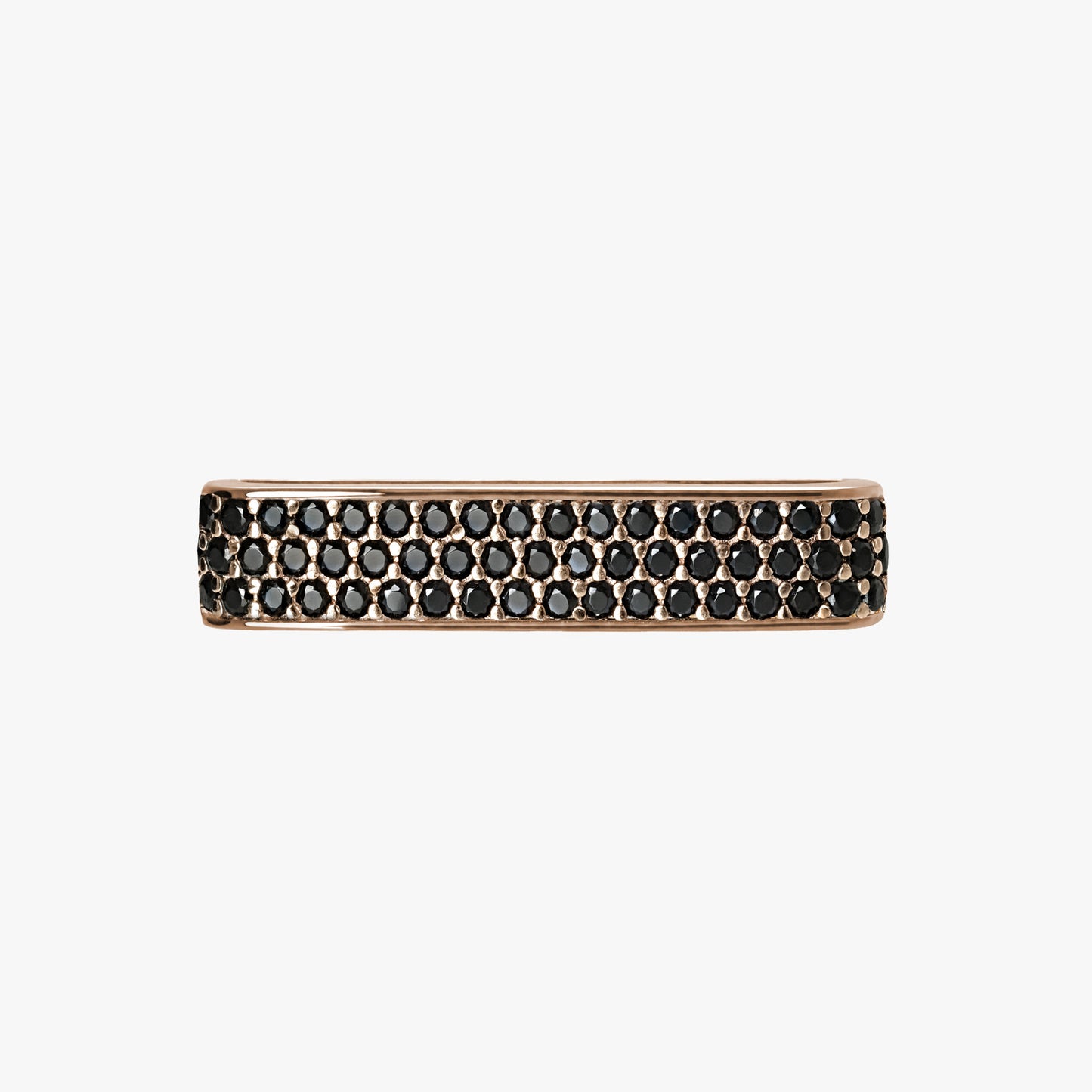 Loop Stardust Medium - Sterlingsilber 24k Roségold plattiert - Pavé