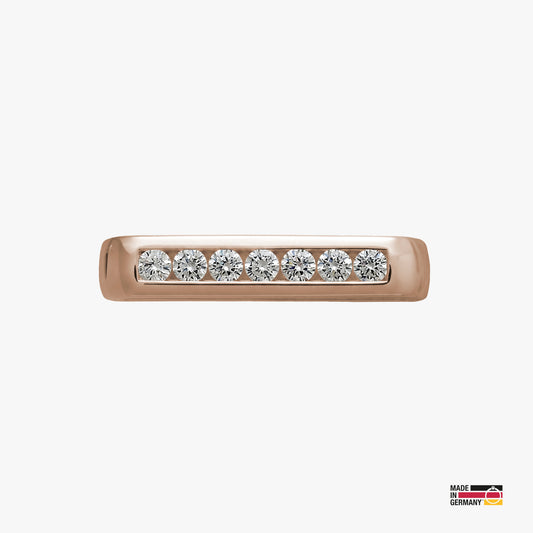 Loop Stargate 2.0 - Sterlingsilber 24k Roségold plattiert - Zirkonia