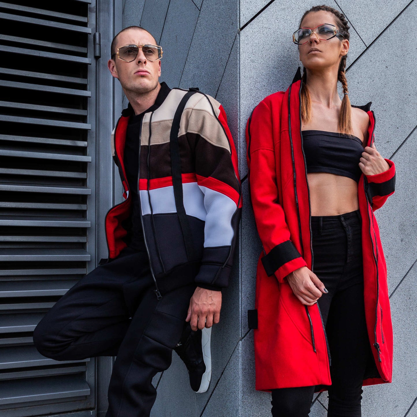 NEU! Mantel Taurino King rot