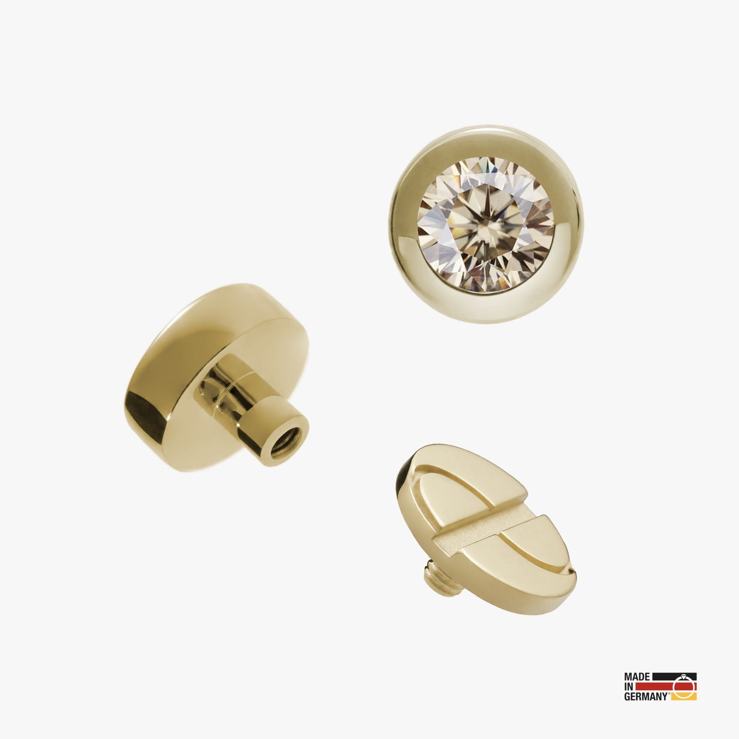Pin Moviestar 2.0 - Sterlingsilber 24k Gold plattiert - Schraubmechanik
