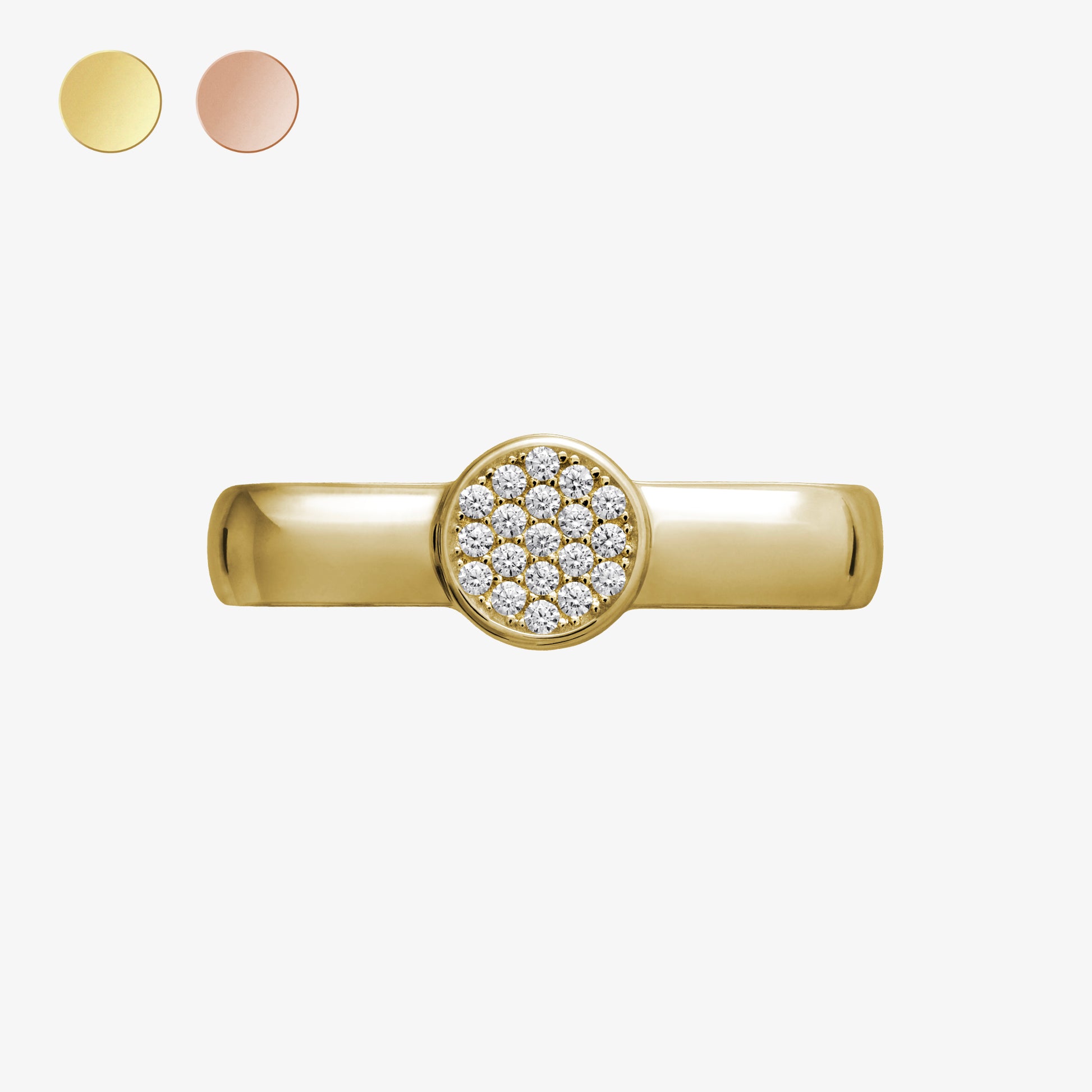  Pamoro® Loop für Apple Watch Sportbänder -  Schmuck Charm in Silber 24k Gold plattiert und 19 weißen Cubic Zirkonia
