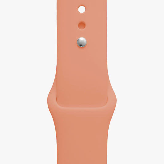 Sportarmband für Apple Watch in mandarine - 2 Größen in Länge S/M + M/L 
