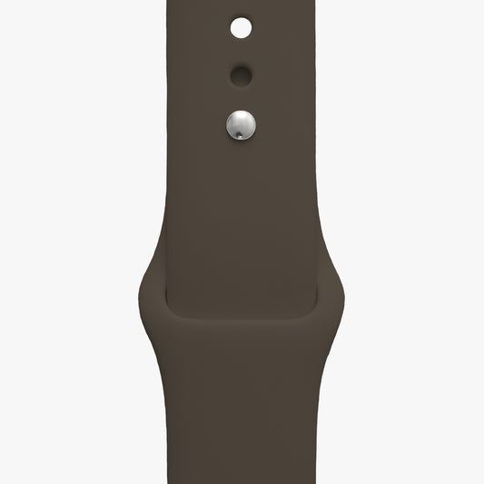Sportarmband für Apple Watch in graubraun - 2 Größen in Länge S/M + M/L